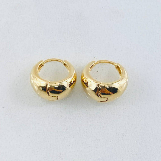 Candongas Dali 2.45gr / 1cm / Oro Amarillo 18K ©
