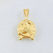 Dije Herradura Caballo 1.1gr / 2.4cm / Oro Amarillo 18K ©