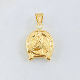 Dije Herradura Caballo 1.1gr / 2.4cm / Oro Amarillo 18K ©