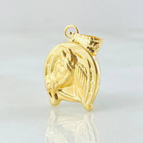 Dije Herradura Caballo 1.1gr / 2.4cm / Oro Amarillo 18K ©