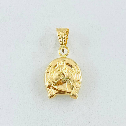 Dije Herradura Caballo 0.55gr / 1.7cm / Oro Amarillo 18K ©