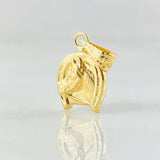 Dije Herradura Caballo 0.5gr / 1.7cm / Oro Amarillo 18K ©