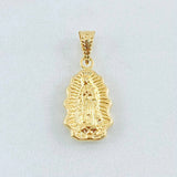 Dije Virgen de Guadalupe 0.7gr / 2.1cm / Oro Amarillo 18K ©