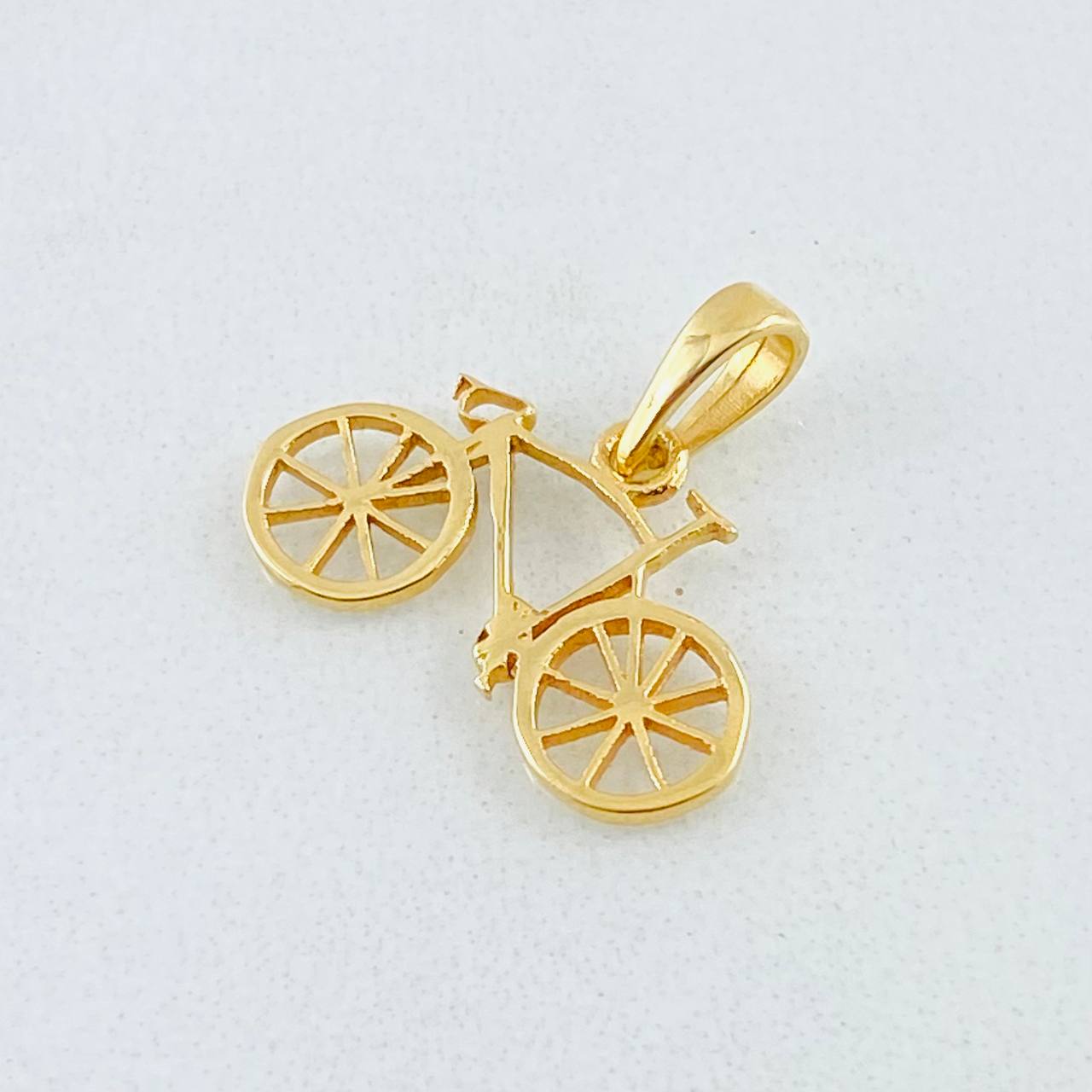 Dije Bicicleta 0.8gr / 1.5cm / Oro Amarillo 18K ©