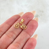 Dije Bicicleta 0.8gr / 1.5cm / Oro Amarillo 18K ©