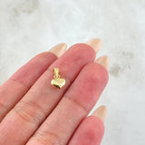 Dije Corazon 0.25gr / 1.2cm / Oro Amarillo 18K