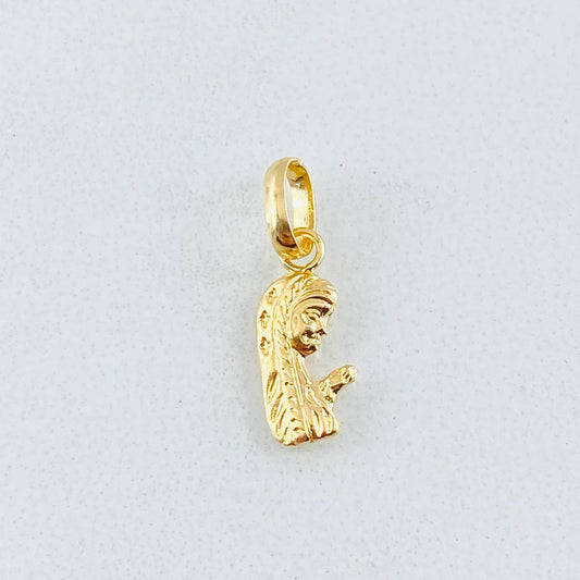 Dije Virgen María 0.3gr / 1.5cm / Oro Amarillo 18K ©