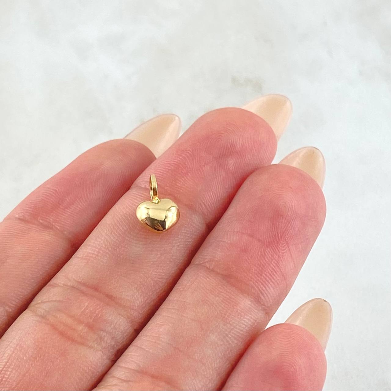 Dije Corazon 0.3gr / 1cm / Oro Amarillo 18K *