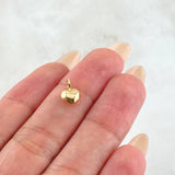 Dije Corazon 0.3gr / 1cm / Oro Amarillo 18K *