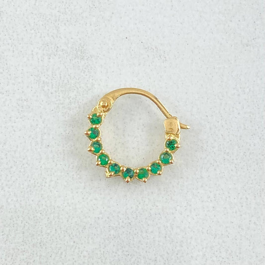 Piercing Candonga Tupida 0.55gr / 1cm / Nac.Esp.Oro 18K ©