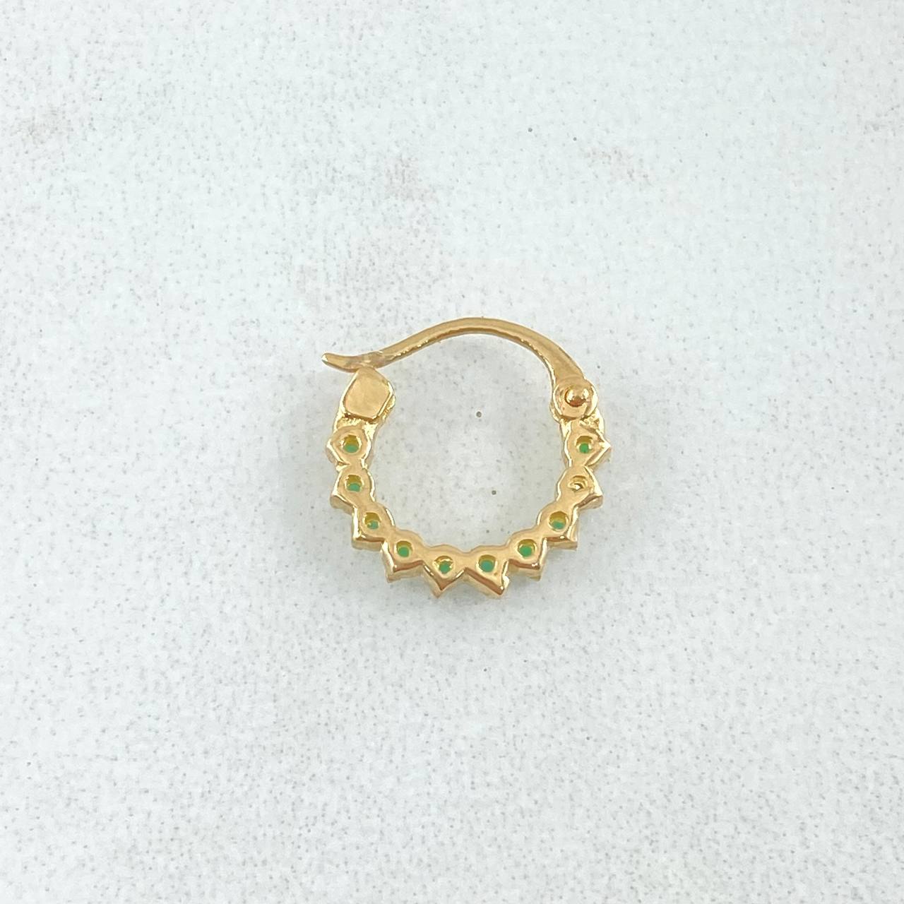 Piercing Candonga Tupida 0.55gr / 1cm / Nac.Esp.Oro 18K ©