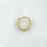 Piercing Candonga Tupida 0.55gr / 1cm / Nac.Esp.Oro 18K ©
