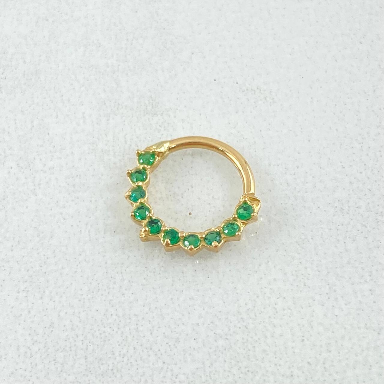 Piercing Aro Tupido 0.5gr / 1cm / Nac.Esp.Oro 18K