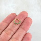 Piercing Aro Tupido 0.5gr / 1cm / Nac.Esp.Oro 18K