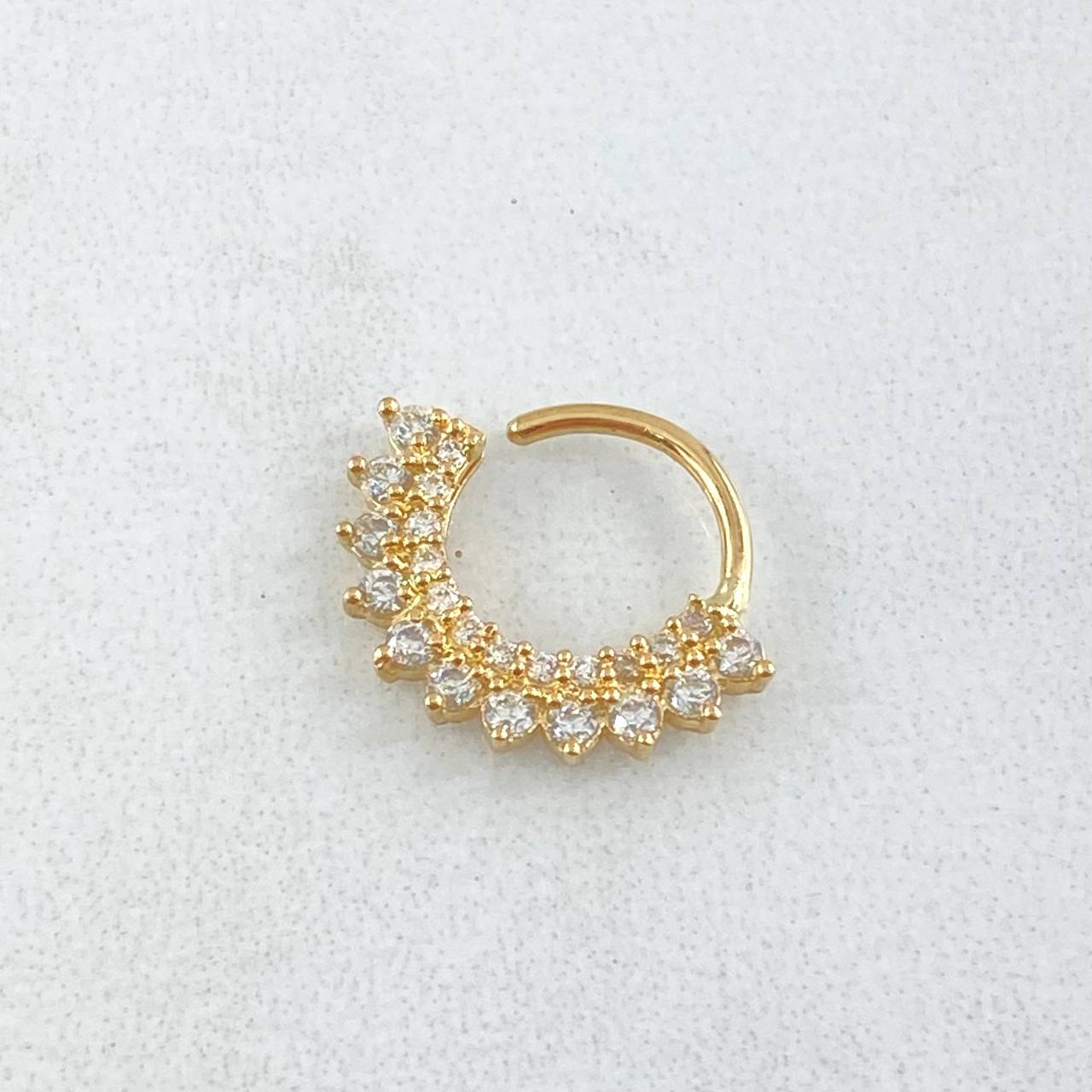 Piercing Aro Tupido 0.9gr / 1.5cm / Nac.Esp.Oro 18K
