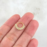 Piercing Aro Tupido 0.95gr / 1.5cm / Nac.Esp.Oro 18K ©