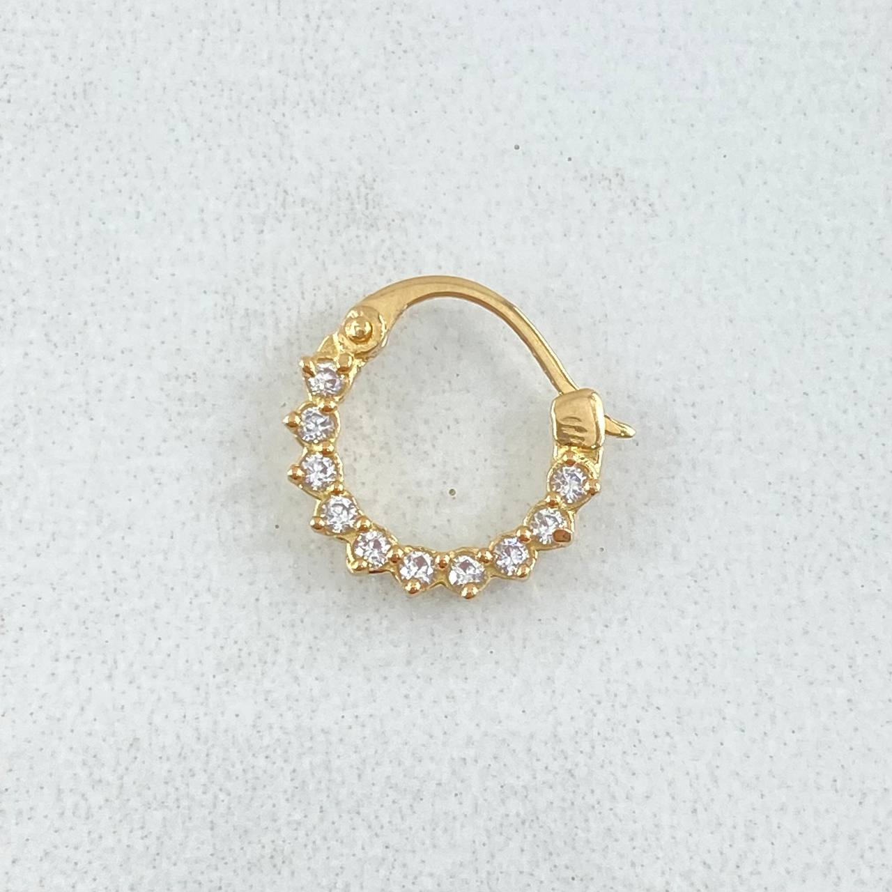 Piercing Candonga Tupida 0.55gr / 1cm / Nac.Esp.Oro 18K ©