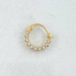 Piercing Candonga Tupida 0.55gr / 1cm / Nac.Esp.Oro 18K ©