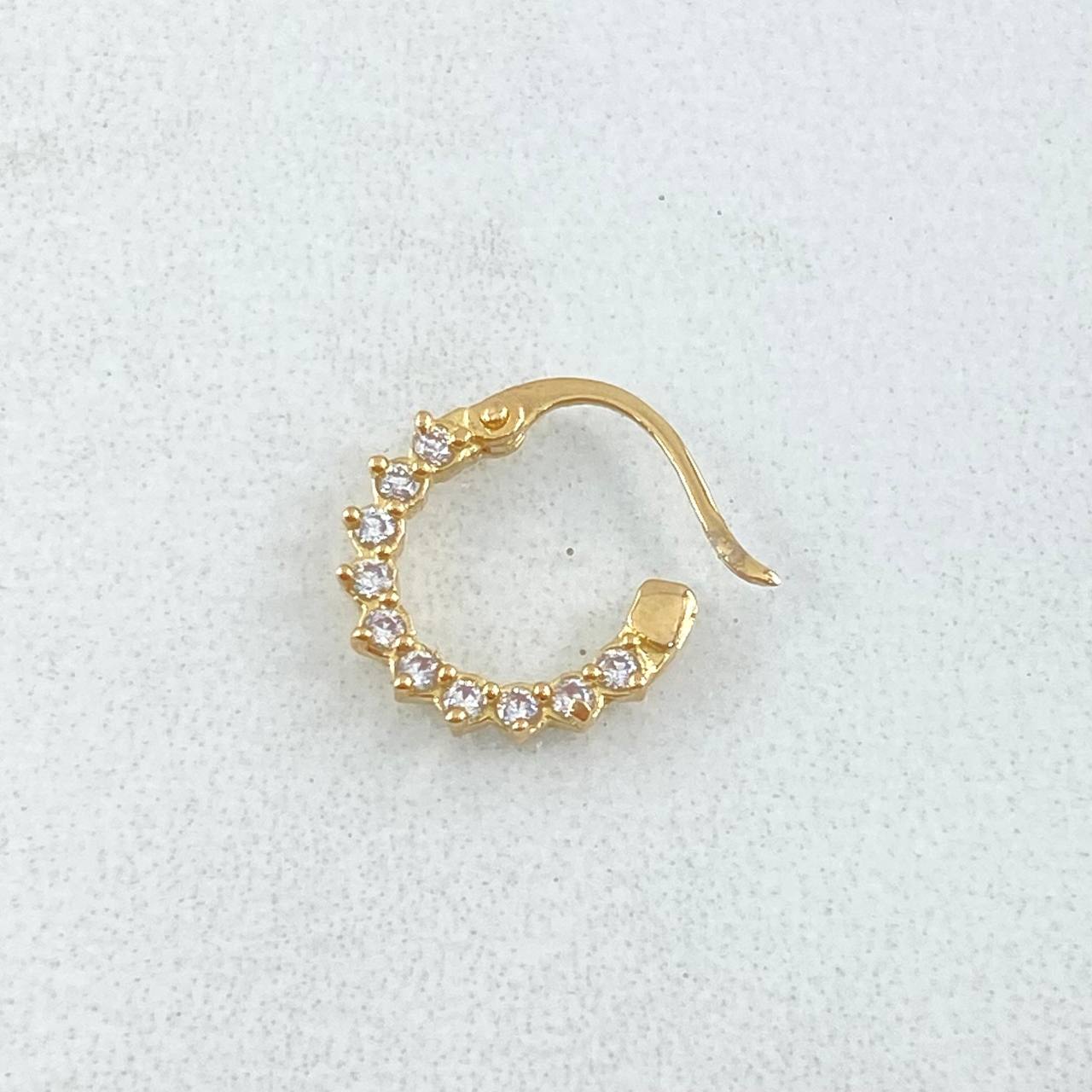 Piercing Candonga Tupida 0.5gr / 1cm / Nac.Esp.Oro 18K *