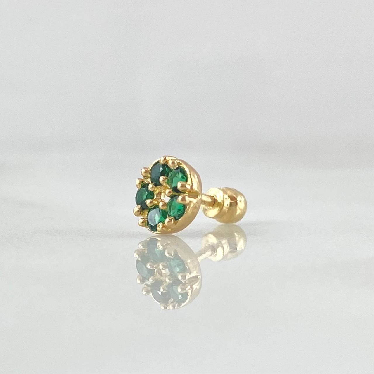 Piercing Flor 0.65gr / Nac.Esp.Oro 18K