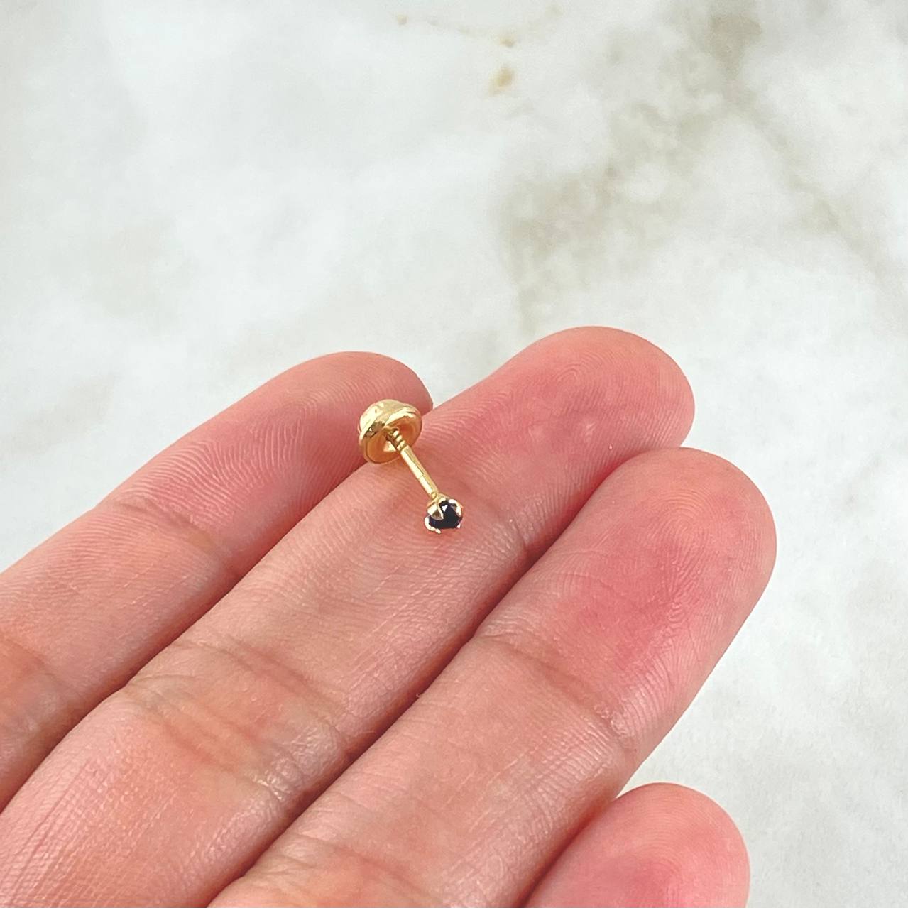 Piercing Chispa 0.3gr / Nac.Esp.Oro 18K