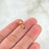 Piercing Chispa 0.3gr / Nac.Esp.Oro 18K
