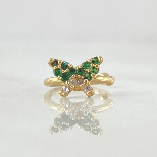 Piercing Earcuff Mariposa 0.6gr / 1.3cm / Nac.Esp.Oro 18K