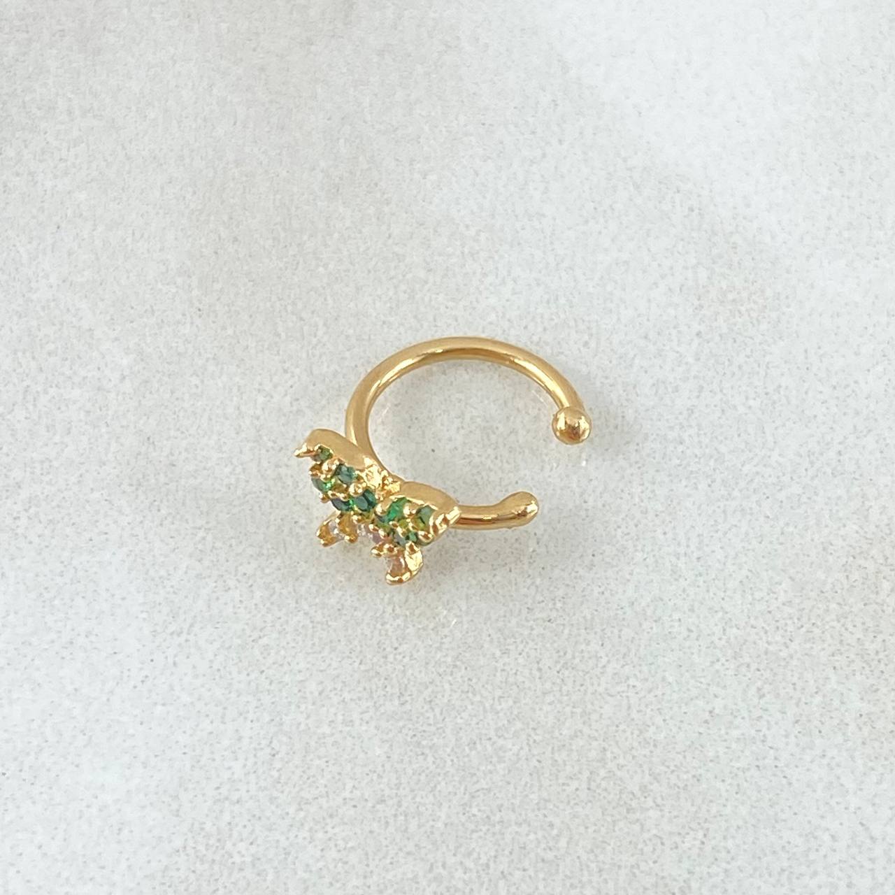 Piercing Earcuff Mariposa 0.6gr / 1.3cm / Nac.Esp.Oro 18K