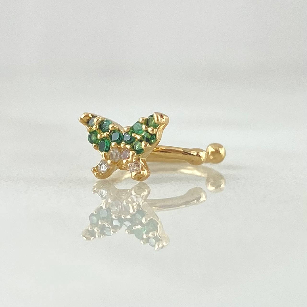 Piercing Earcuff Mariposa 0.6gr / 1.3cm / Nac.Esp.Oro 18K