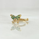 Piercing Earcuff Mariposa 0.6gr / 1.3cm / Nac.Esp.Oro 18K