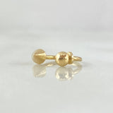 Piercing Curvo Punta 0.5gr / 1cm / Nac.Esp.Oro 18K