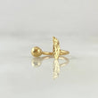 Piercing Curvo Hoja 0.4gr / 1cm / Nac.Esp.Oro 18K ©