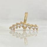 Piercing Earcuff Linea Curva 1.25gr / 1.8cm / Nac.Esp.Oro 18K