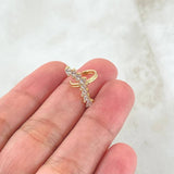 Piercing Earcuff Linea Curva 1.2gr / 1.8cm / Nac.Esp.Oro 18K ©