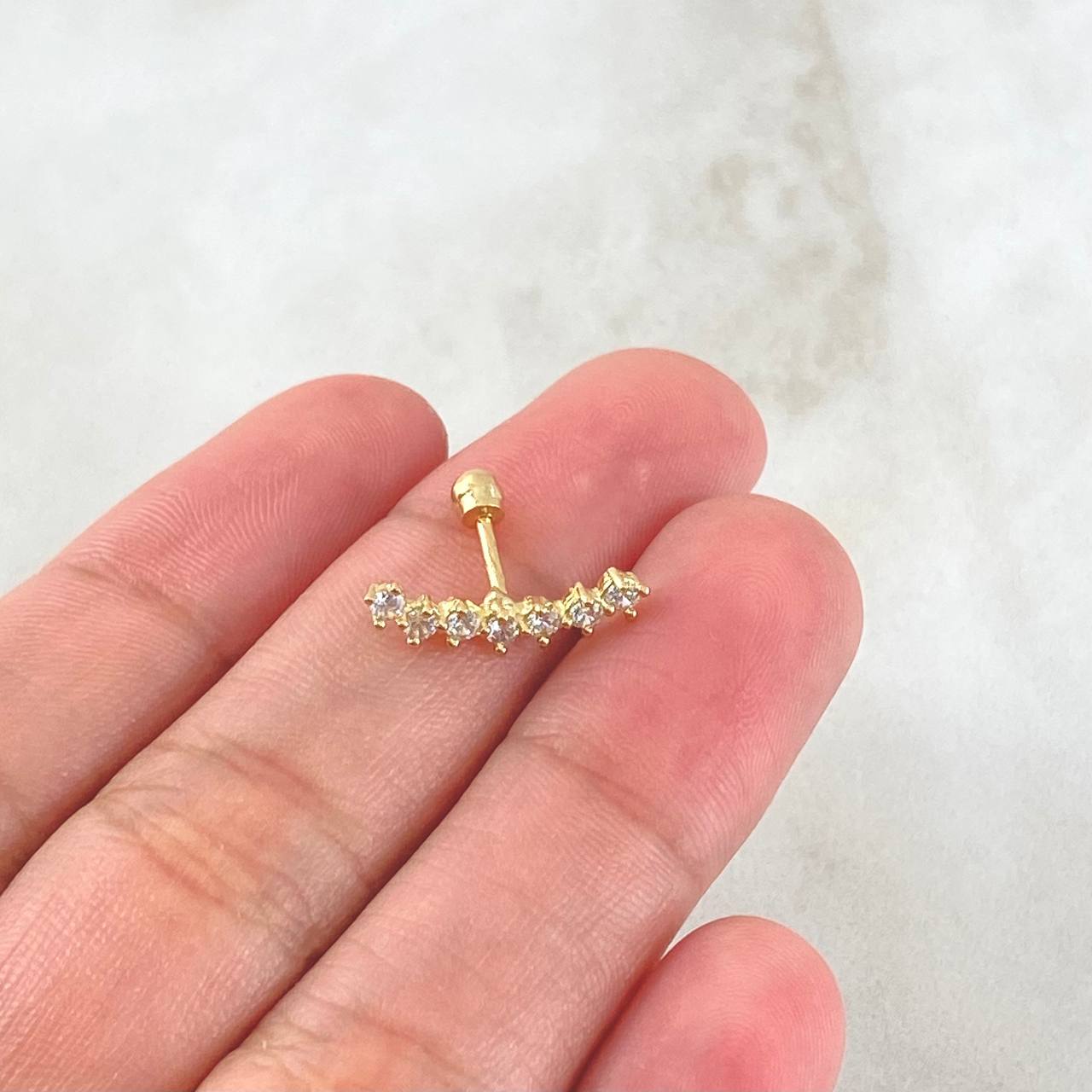 Piercing Arco 0.8 g / 1.6 cm Oro Amarillo 18K