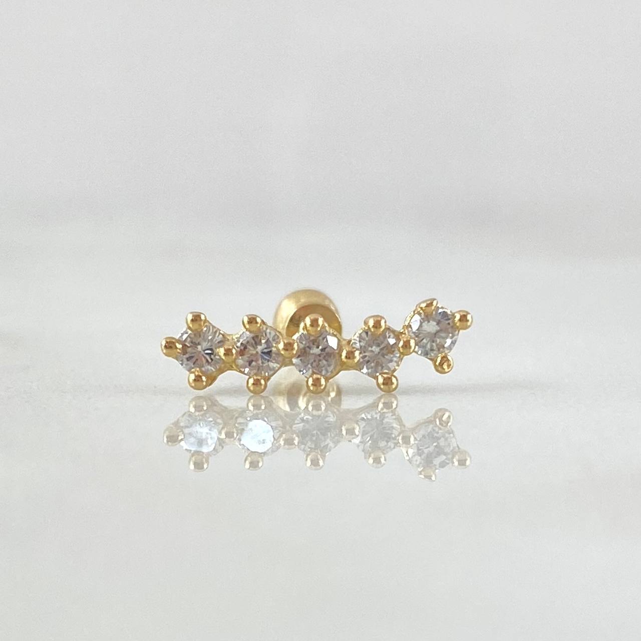Piercing Arco 0.65gr / 1.2cm / Nac.Esp.Oro 18K *