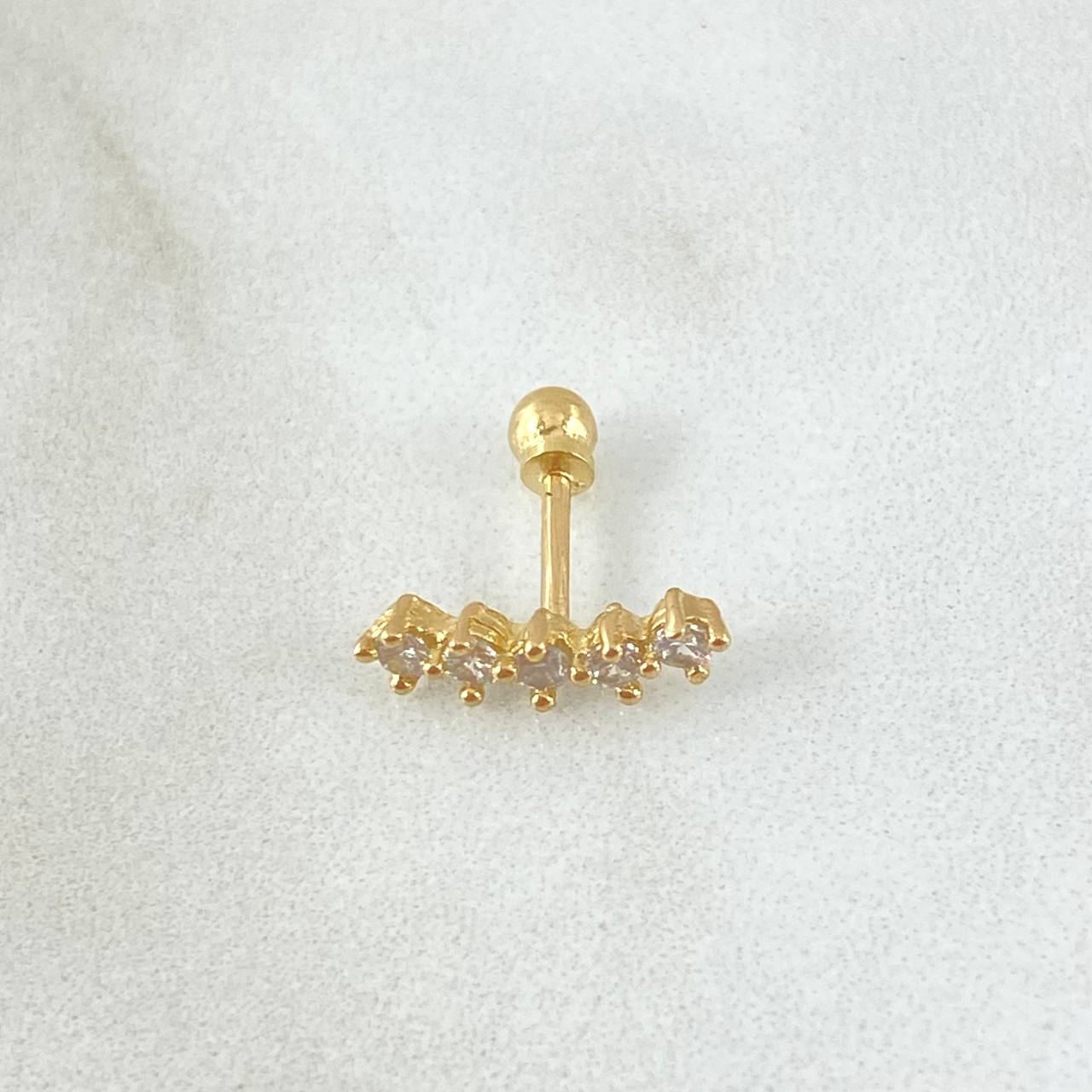 Piercing Arco 0.65gr / 1.2cm / Nac.Esp.Oro 18K *