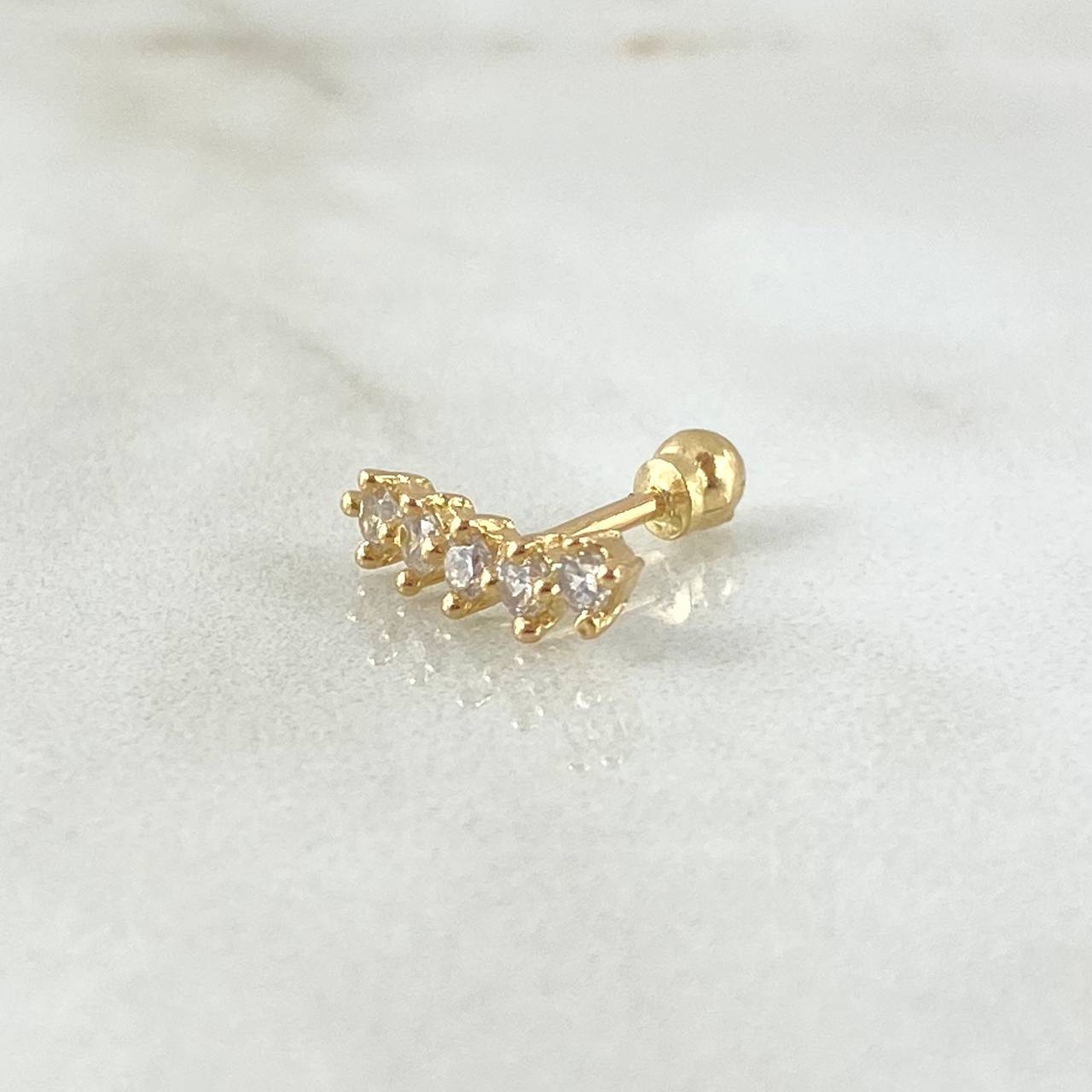 Piercing Arco 0.65gr / 1.2cm / Nac.Esp.Oro 18K *