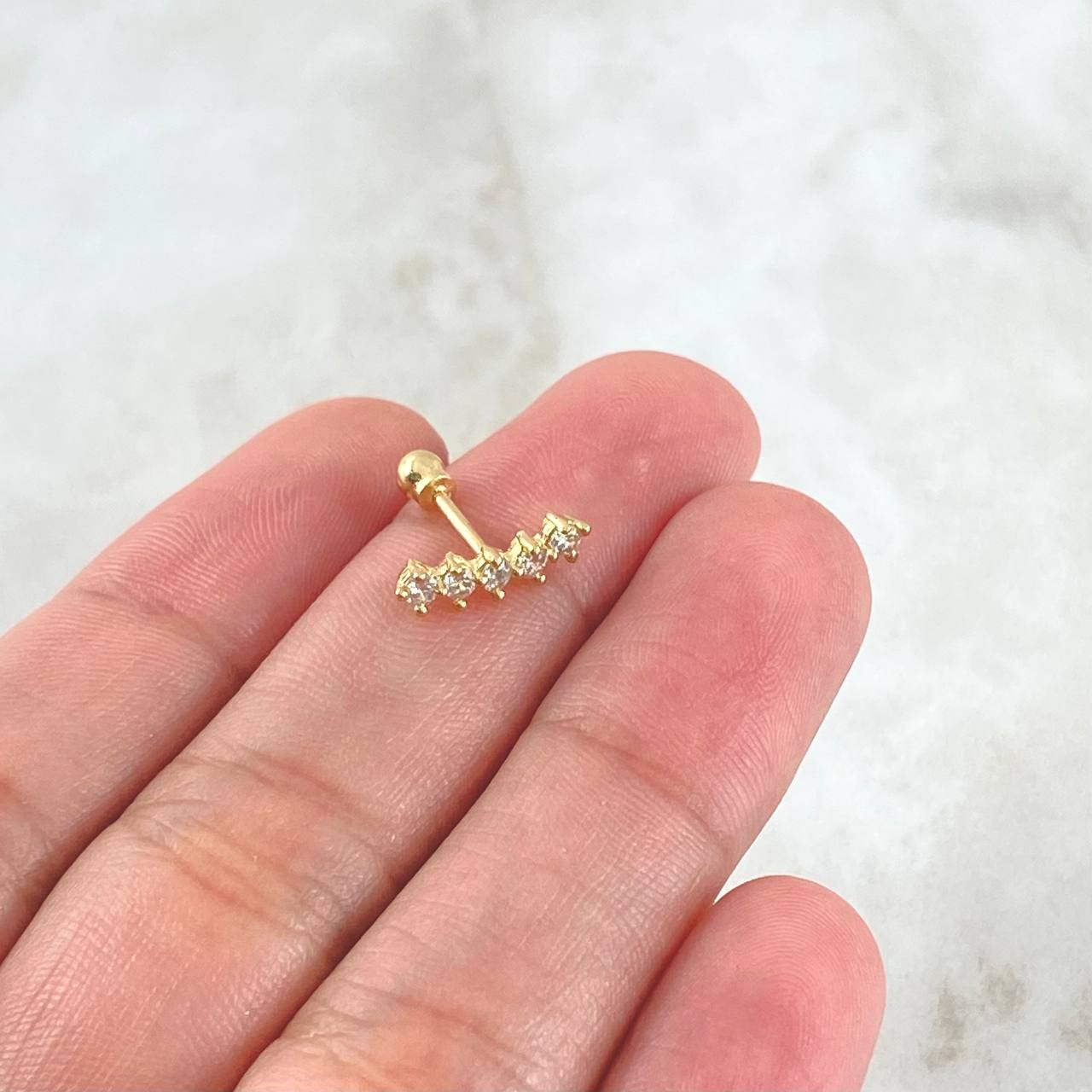 Piercing Arco 0.65gr / 1.2cm / Nac.Esp.Oro 18K *