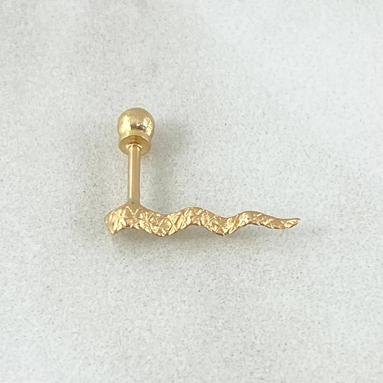 Piercing Onda 0.4gr / 1.3cm / Nac.Esp.Oro 18K