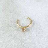 Piercing Earcuff Simulador 0.25gr / Nac.Esp.Oro 18K