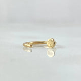 Piercing Earcuff Simulador 0.3gr / 1cm / Nac.Esp.Oro 18K