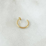Piercing Earcuff Simulador 0.3gr / 1cm / Nac.Esp.Oro 18K