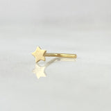 Piercing Chispa Estrella 0.1gr / Nac.Esp.Oro 18K *