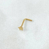 Piercing Chispa Estrella 0.1gr / Nac.Esp.Oro 18K *