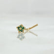Piercing Chispa Flor 0.15gr / Nac.Esp.Oro 18K