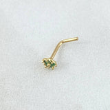 Piercing Chispa Flor 0.15gr / Nac.Esp.Oro 18K ©