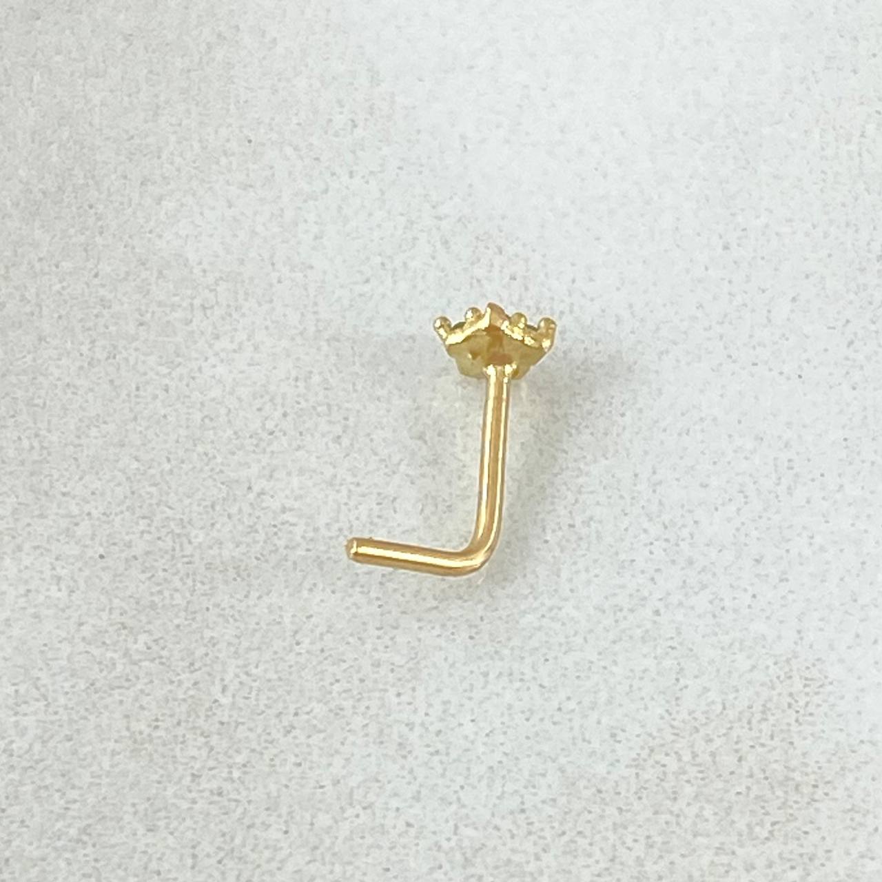 Piercing Chispa Flor 0.15gr / Nac.Esp.Oro 18K ©