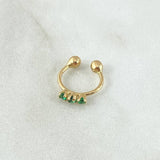 Piercing Earcuff Simulador 0.55gr / 1cm / Nac.Esp.Oro 18K ©