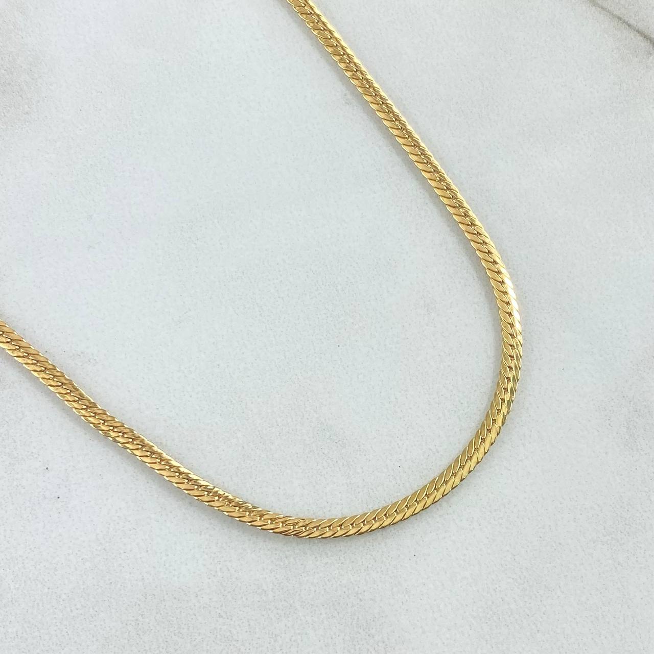 Cadena Serpiente 3.05gr / 50cm / +3 Oro 18K